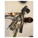 Vintage Cork Bottle Opener, Knife Sharpener, Etc.