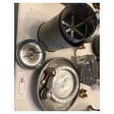 2 Vintage Flour Sifters and Aluminium Kitchenware