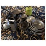 Iron and Tin Skillets