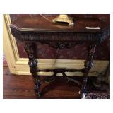Mahogany Depression Era Wall Table