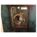 Vintage Print with 2 Young Girls