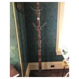 Unusual Wood and Metal Clothes Tree