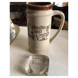 Atlantic City Large Beer Mug and Paper Weight