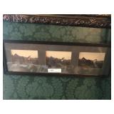 Vintage Print with Horse with Lady and Gentleman