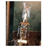 Pair of Electric Brass Cherub Candle Lights