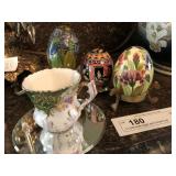 3 Collectible Eggs and Small Cup