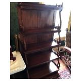 Vintage Victorian Mahogany 5 Shelf Etagere