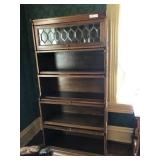 5 Sectional Oak Barrister Bookcase