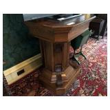 Unusual Oak Peer Table