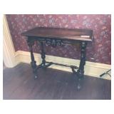 Ornate Rectangular Wall Table