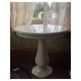 Vintage Oval Marble Table