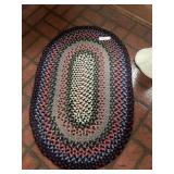 Vintage Braided Multi-Color Rug
