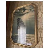 Print of Sail Ship in Night Time Skies