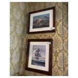 3 Prints of Sail Ships