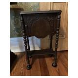 Vintage Mahogany Smoking Stand