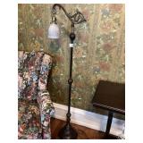 Very Ornate Cast Bridge Lamp