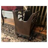 Mahogany Magazine Rack