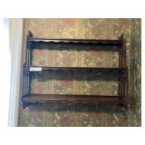 Mahogany Hanging Display Rack