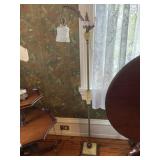 Ornate Brass Plated and Alabaster Floor Light