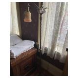 Decorative Brass Colored Iron Floor Light