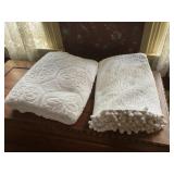 2 Vintage Popcorn Style Bed Spreads
