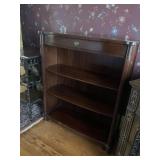 Mahogany Open Bookcase