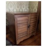 Wooden Ricker Cabinet