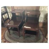 Pair of Mahogany Step End Tables