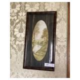 Print of Stream and Mountain