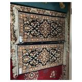 Pair of Small Modern Floral Rugs