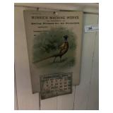 1909 Minnich Machine Work Calendar