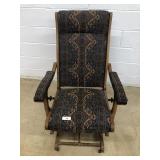 Vintage Upholstered Rocking Chair