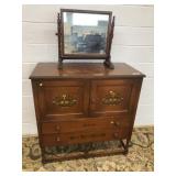 Chest of Drawers w/ Shaving Mirror