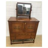 Chest of Drawers w/ Shaving Mirror