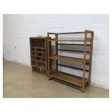 Wooden Bookshelf & Display Case