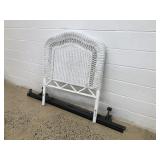 Wicker Single Headboard