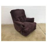 Purple Upholstered Recliner