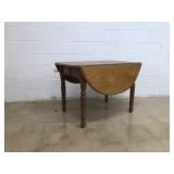 Mixed Wood Vintage Drop Leaf Ext. Table