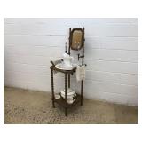 Washbowl & Pitcher Stand