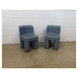 (2) Plastic Childs Chairs