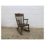 Oak Childs Rocking Chair