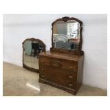 Deco Waterfall Dresser w/ Mirrors