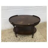 Mahogany Oval Side Table