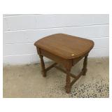 Modern Oak One Drawer End Table