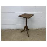 Small Wooden Oak Plant Stand