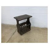 Wooden Magazine Rack