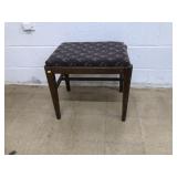 Wooden Vanity Bench with Upholstered Top