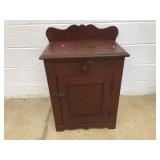 Vintage Wash Stand with Lower Drawer