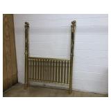 Brass Plated Poster Double Bed