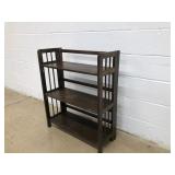 Wooden Folding Bookshelf